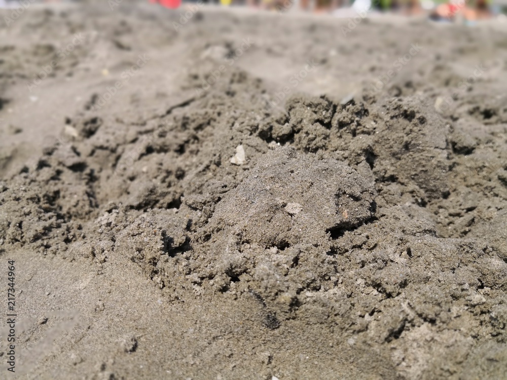 Grey sand macro background Grey sand macro background