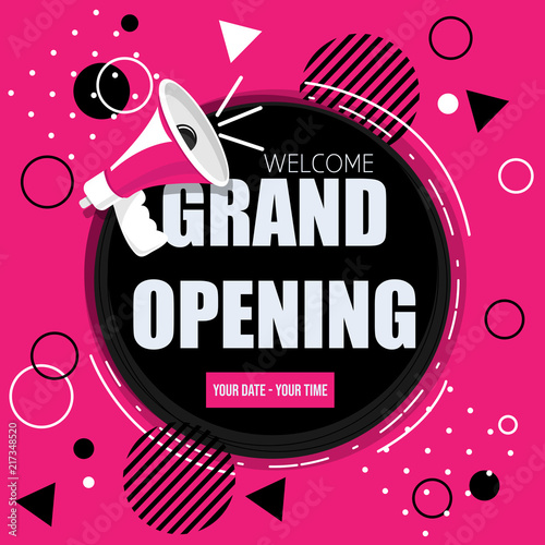 Grand opening banner