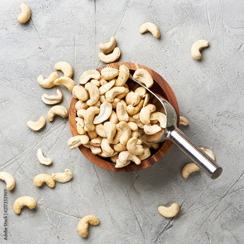 Bowl of cashew nuts photo