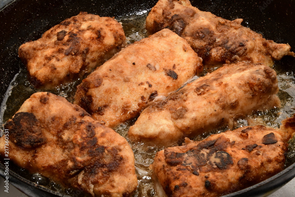 Cooked fried fish ready to eat Cooked fried fish ready to eat