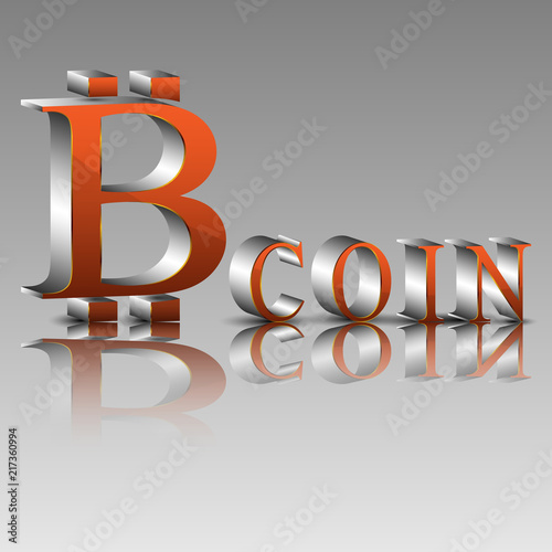 3d illustration of the bitcoin symbol