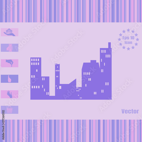cityscape vector icon