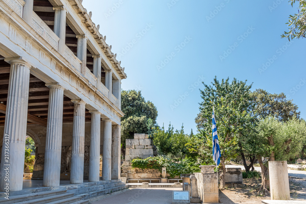 Portique d'Attale, Agora antique à Athènes