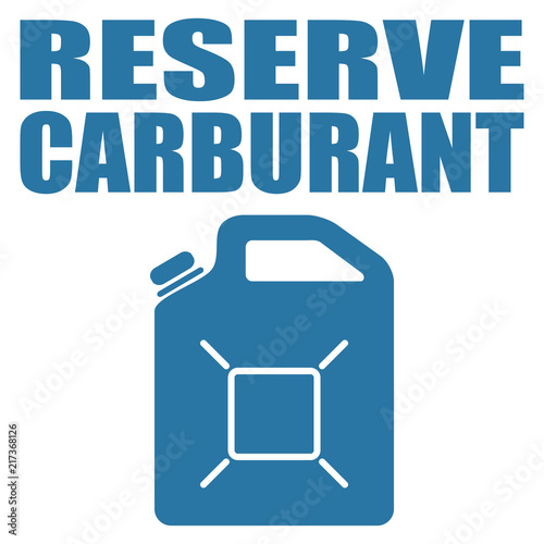 Logo réserve carburant.