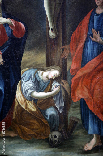 Détails de la Crucifixion. Eglise Notre-Dame de l'Assomption. Cordon. / Details of the Crucifixion. Church of Our Lady of the Assumption. Cordon.