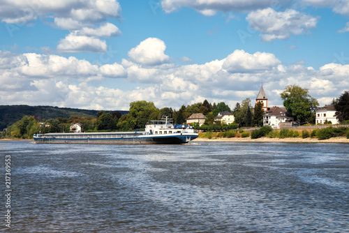 Rheinufer an der Brücke von Remagen photo