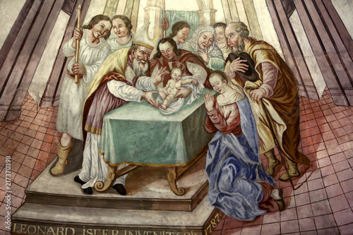  La présentation de Jésus au temple ou la Circoncision. Eglise Notre-Dame de l'Assomption. Cordon. / The presentation of Jesus at the temple or Circumcision. Church of Our Lady of the Assumption.