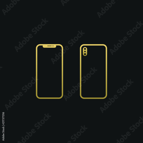 Iphone X both front and back