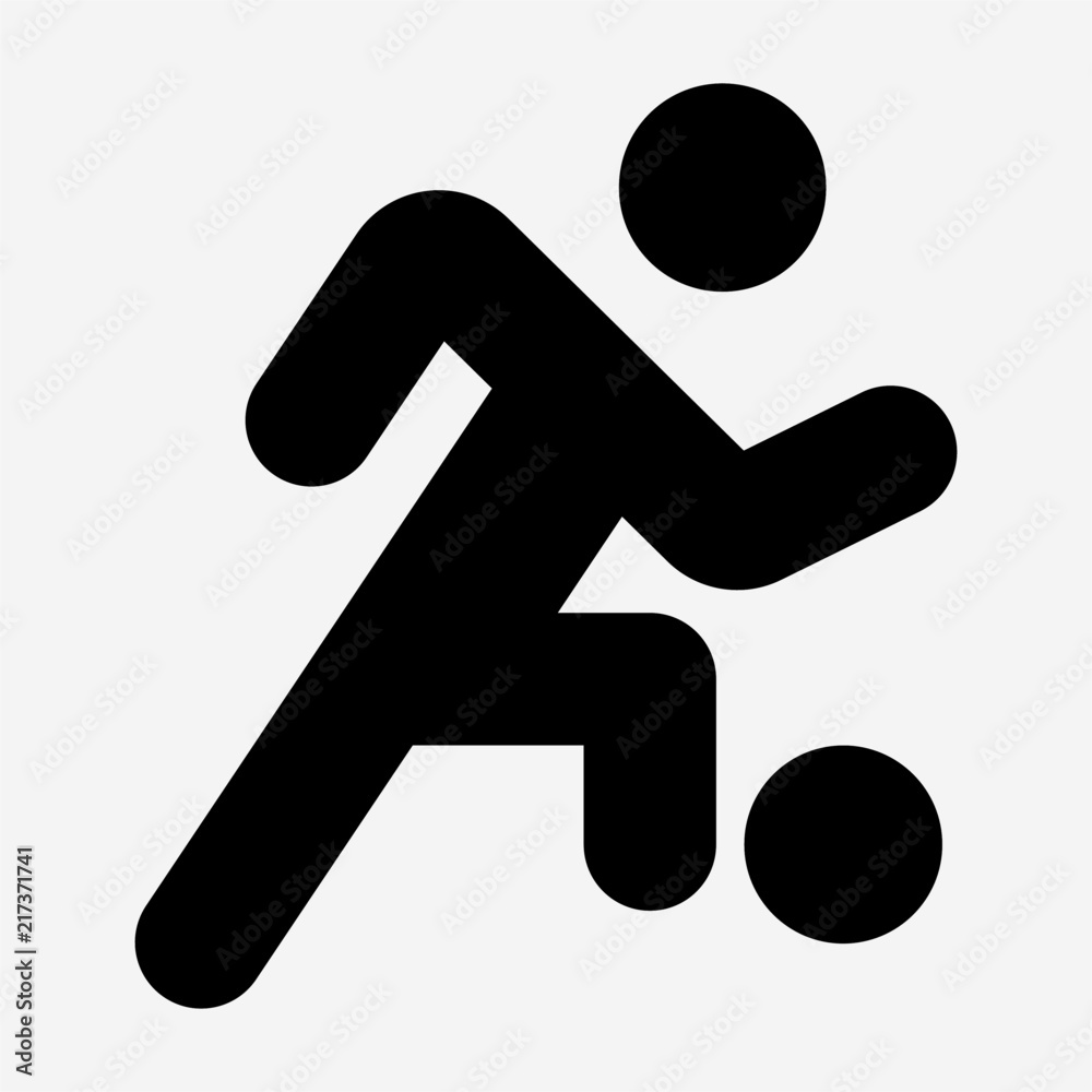 Glyph Sportsman pixel perfect vector icon Glyph Sportsman pixel perfect vector icon