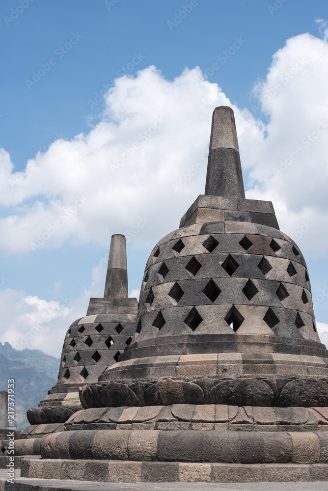 Borobudur Temple, in Jogjakarta - Java - Indonesia