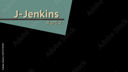 60's Angled Header Title