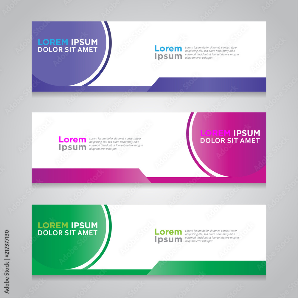 Design Banner. Abstract Background. Modern Web Template
