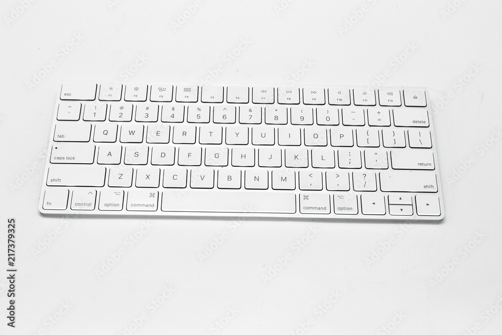 Modern Keyboard Isolated in White Background Modern Keyboard Isolated in White Background