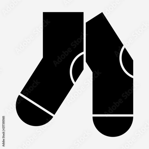 Glyph stockings pixel perfect vector icon