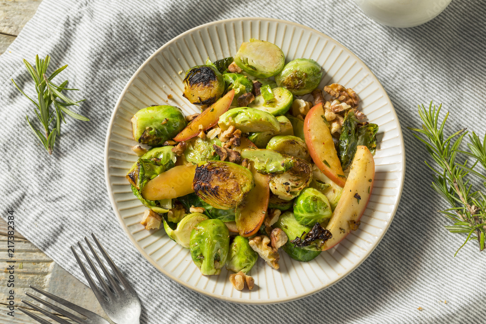 Homemade Brussel Sprout and Apple Salad Homemade Brussel Sprout and Apple Salad