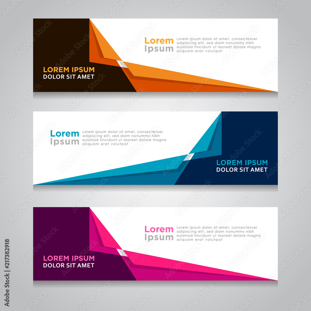 Fototapeta premium Vector design Banner background.
