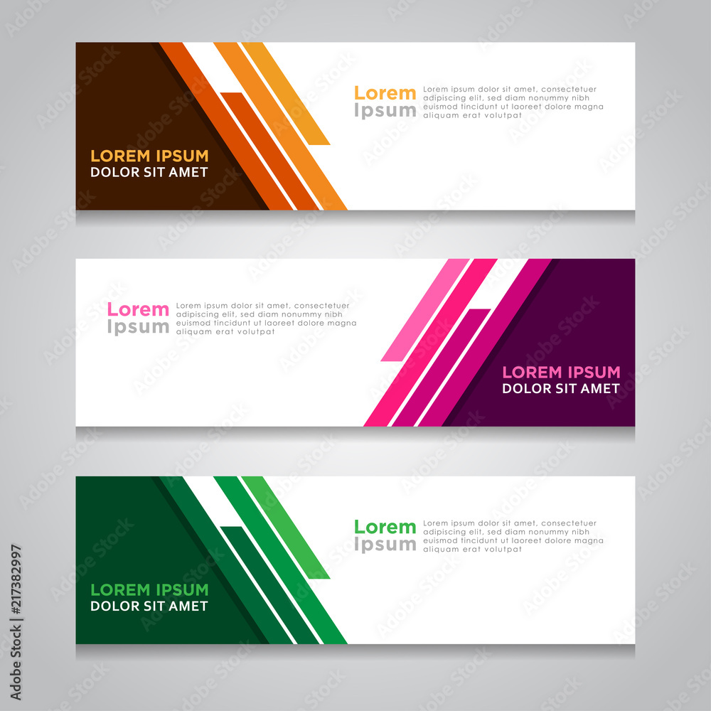 Fototapeta premium Vector design Banner background.