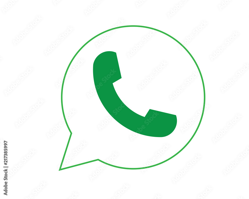 Green phone icon with speech symbol frame in trendy flat style isolated on white background. Telephone logo and vector illustration, EPS10. Green phone icon with speech symbol frame in trendy flat style isolated on white background. Telephone logo and vector illustration, EPS10.