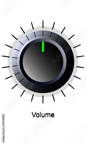 Radio Tuner Volume Button