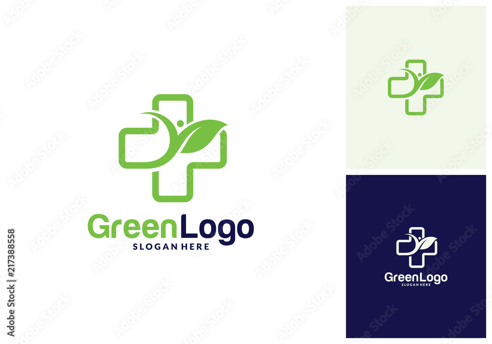 Health tree people logo and Icon Template, Green logo vector Health tree people logo and Icon Template, Green logo vector