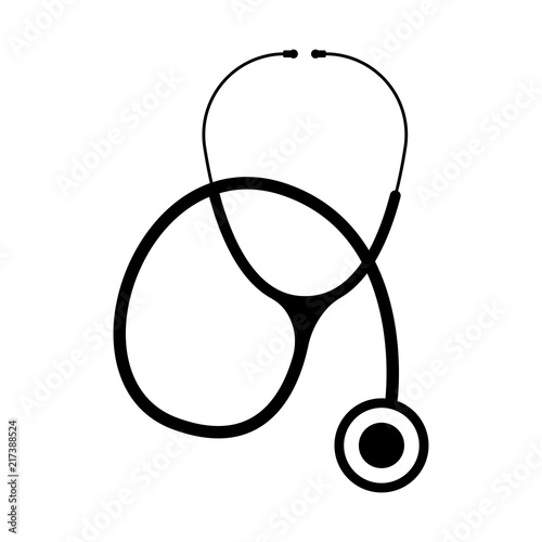Isolated stethoscope icon
