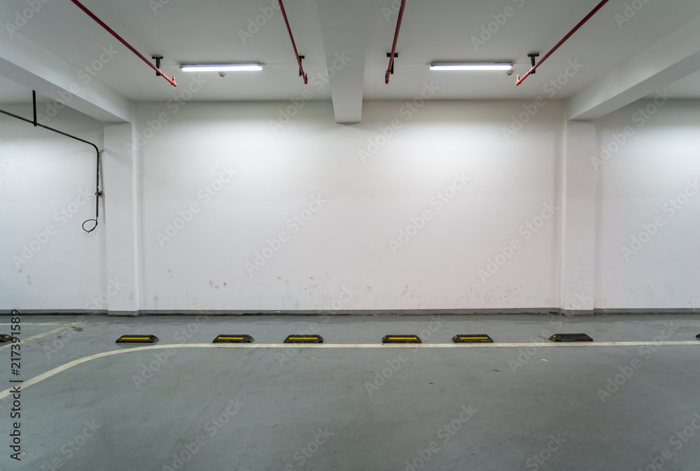 Urban underground parking lot