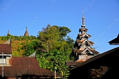 Lawka Man Aung Pagoda, Mrauk U, Rakhine State, Myanmar photo