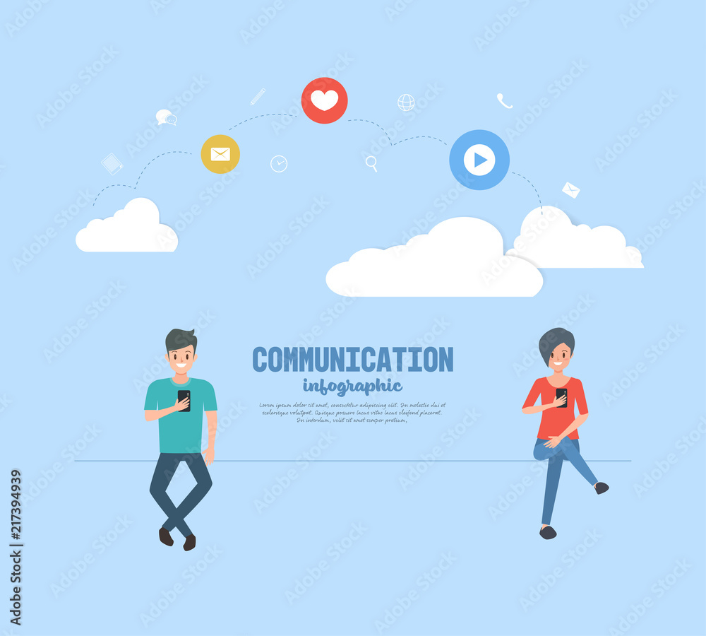 communication people infographic with mobile phone apps. social media background. communication people infographic with mobile phone apps. social media background.