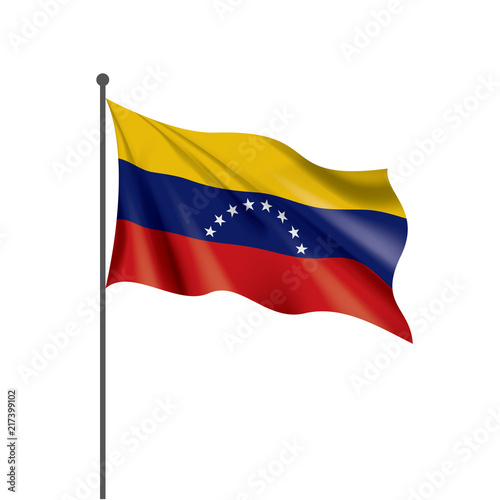 Venezuela flag  vector illustration on a white background