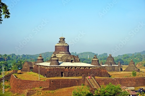 Ancient Htukkhanthein temple, Mrauk U, Rakhine State, Myanmar photo