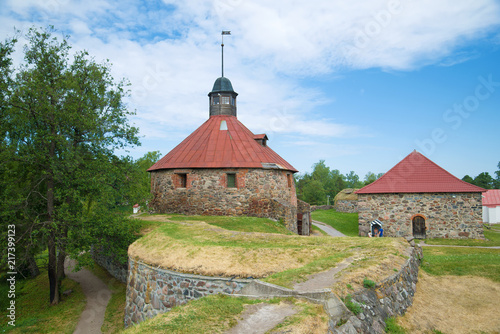 June in the Korela fortress. Priozersk  