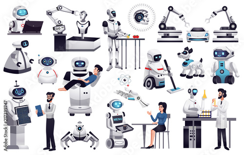 Robots Artificial Intelligence Set