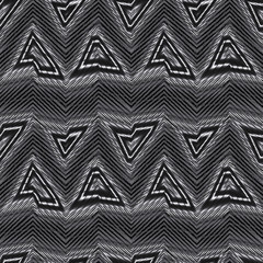 Deken met foto 3D patronen Geometrisch wandtapijt patroon in aardetinten  © ullisa