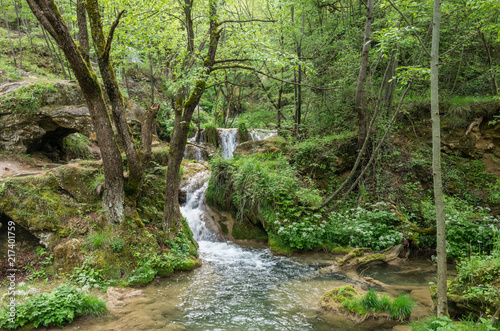 Gostilje waterfalls in Zlatibor, Serbia.