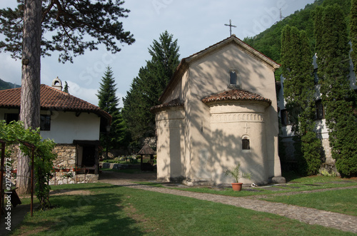 Saint Nicholas the Miracleworker monastery (Nikolje) in Ovcar-Kablar Gorge, Serbia photo