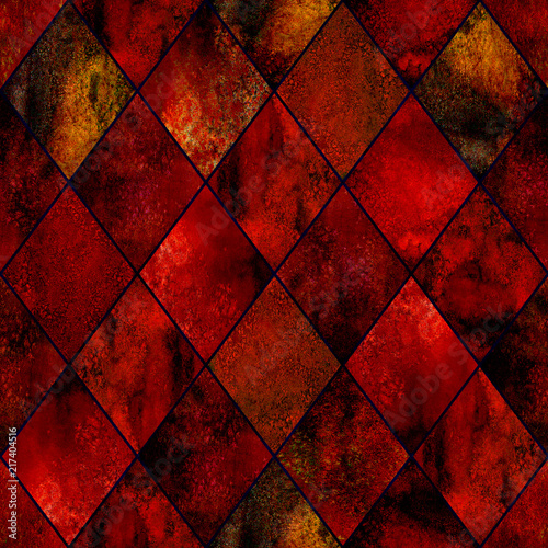Argyle bloody grunge waterc...