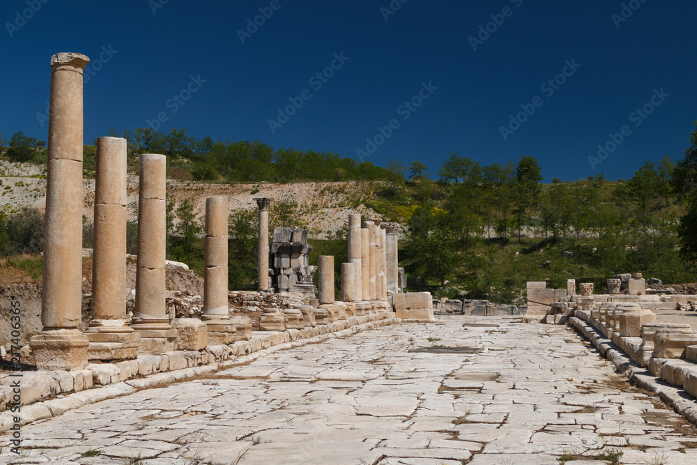 Ruins of the ancient Stratonicea town, Turkey