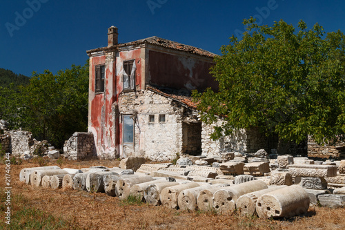 Ruins of the ancient Stratonicea town, Turkey photo