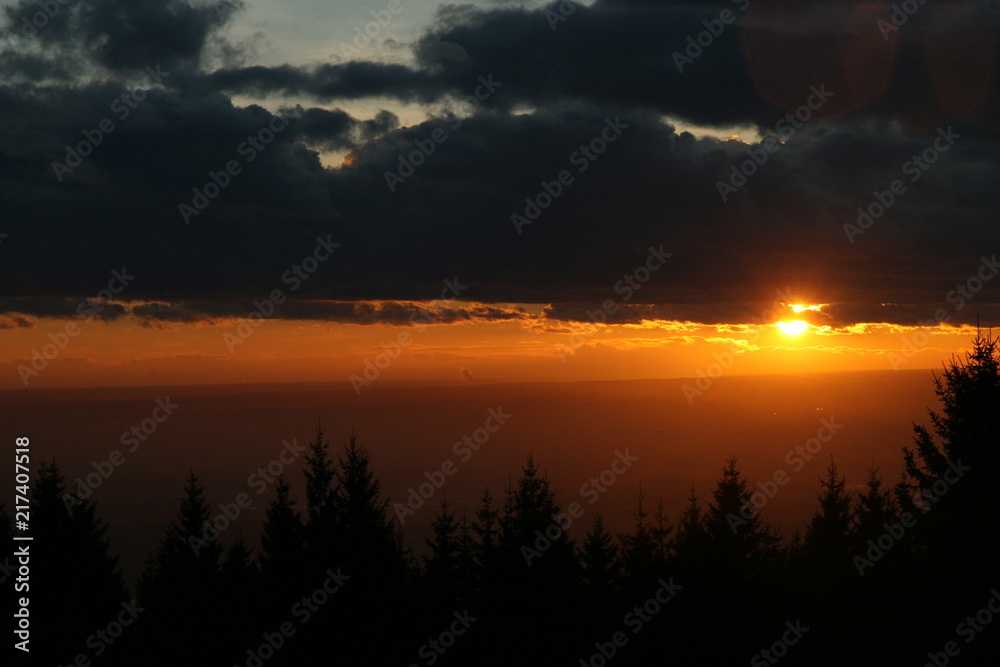 Fototapeta premium Sonnenuntergang