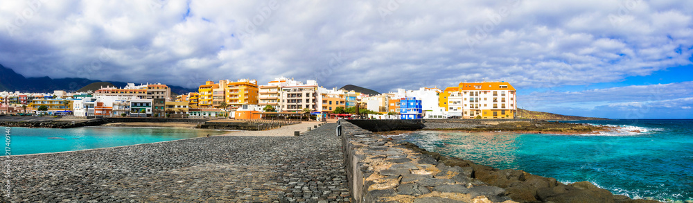 Tenerife holidays - tranquil pictusresque town Puertito de Guimar, Canary islands