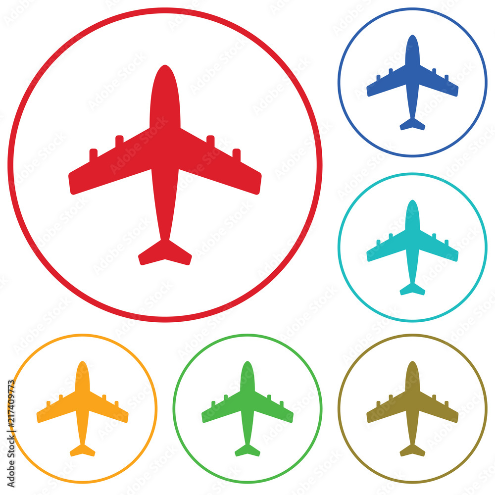 Plane icon simple