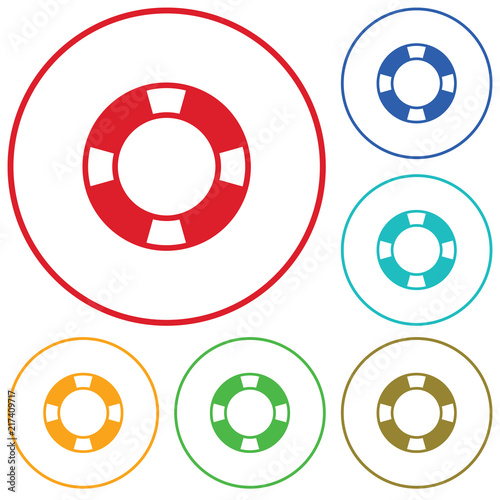 life buoy, icon isolated