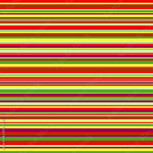 Striped multicolored background. Bright texture. Seamless horizontal pattern. Abstract geometric wallpaper of the surface. Print for polygraphy, t-shirts and textiles. Doodle for design. Art creation
