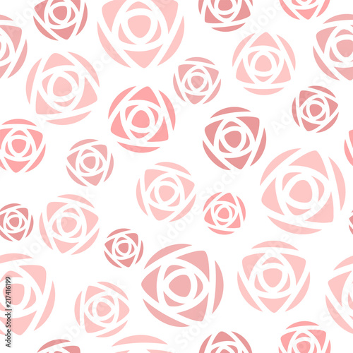 Simple rose pattern