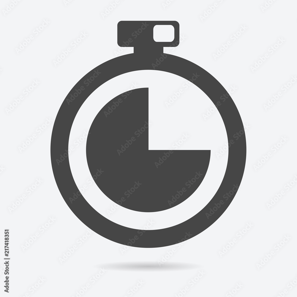 Clock icon flat style isolated on background. Clock icon sign symbol for web site design. Clock icon flat style isolated on background. Clock icon sign symbol for web site design.