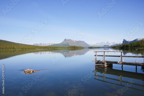 The beauty of Laponia Wilderness - Lake Laitaure Water Reflections