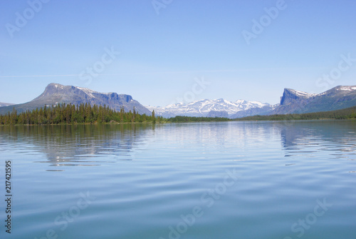 The beauty of Laponia Wilderness - Lake Laitaure Water Reflections