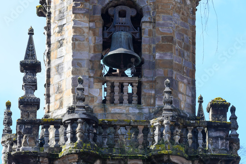 Bell tower of the church of San Severino in Balmaseda Bizkaia