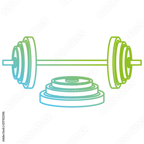 dumbell gym accessory icon