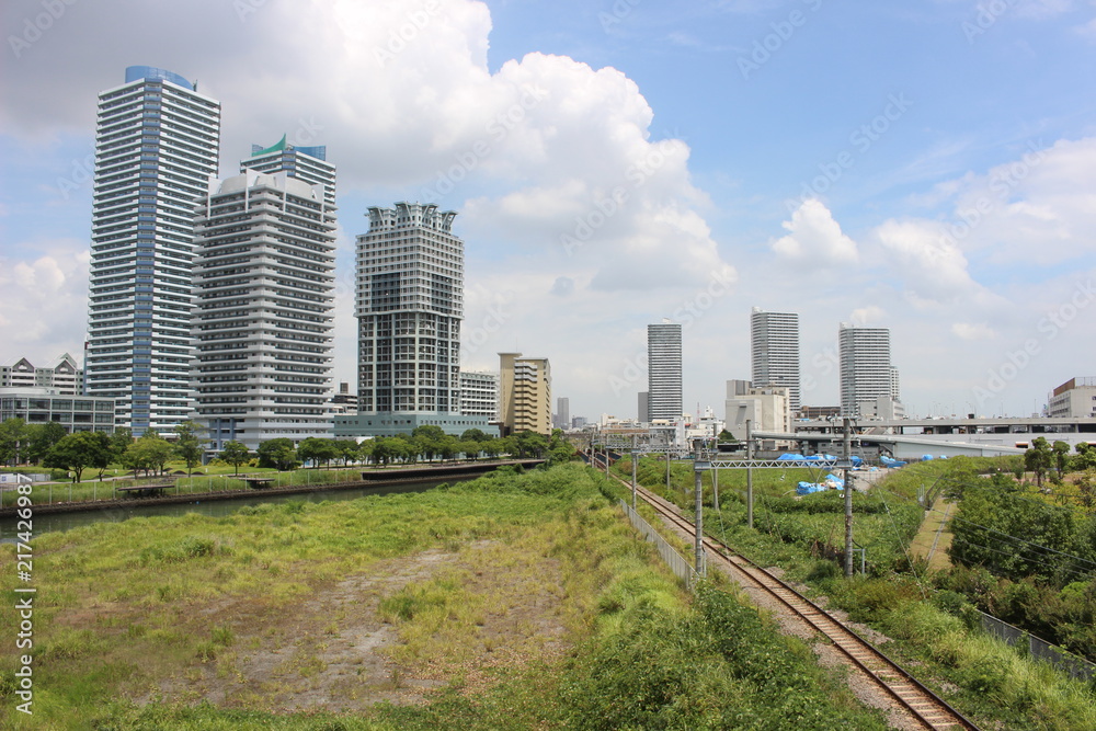 Obraz premium 都市風景